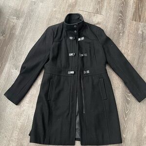 Kenneth Cole New York Black Trench Coat